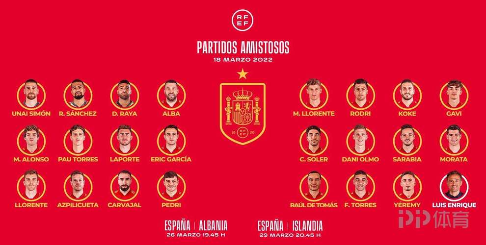 欧洲杯球员名单西班牙（欧洲杯大名单公布西班牙）
